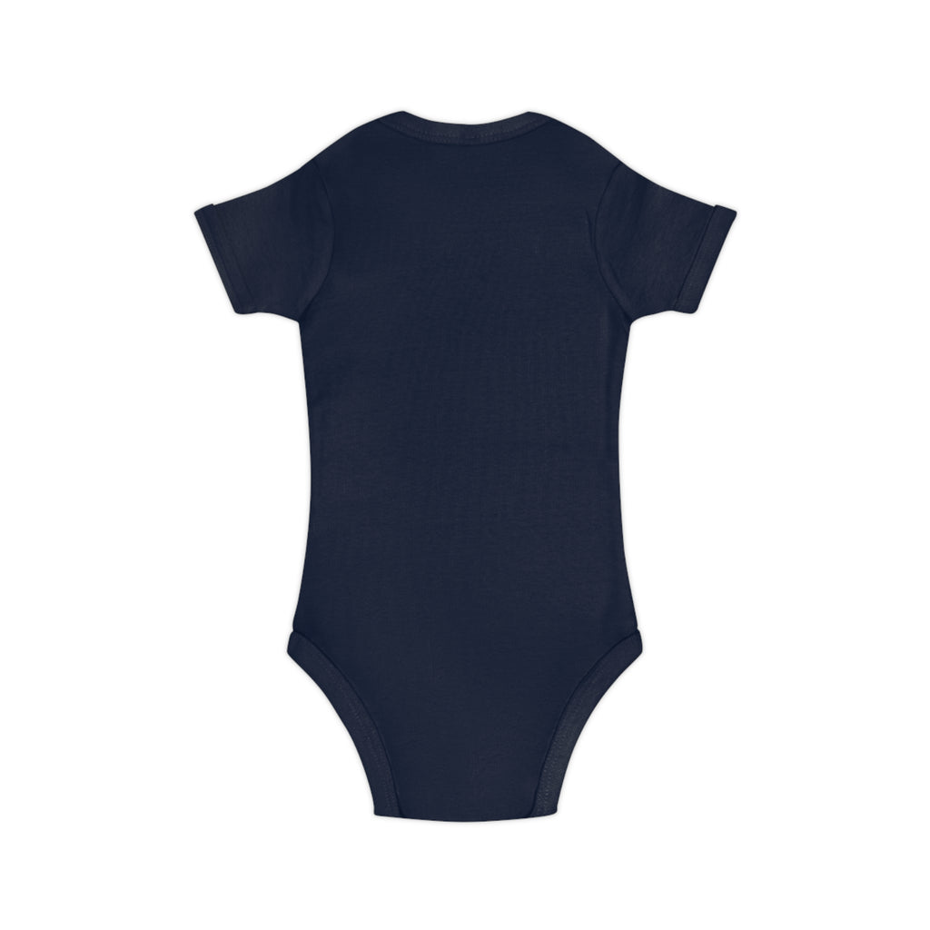 Body Neonato Verde con la piccola Meddy  – Tutina Infant in Cotone Pettinato Organico