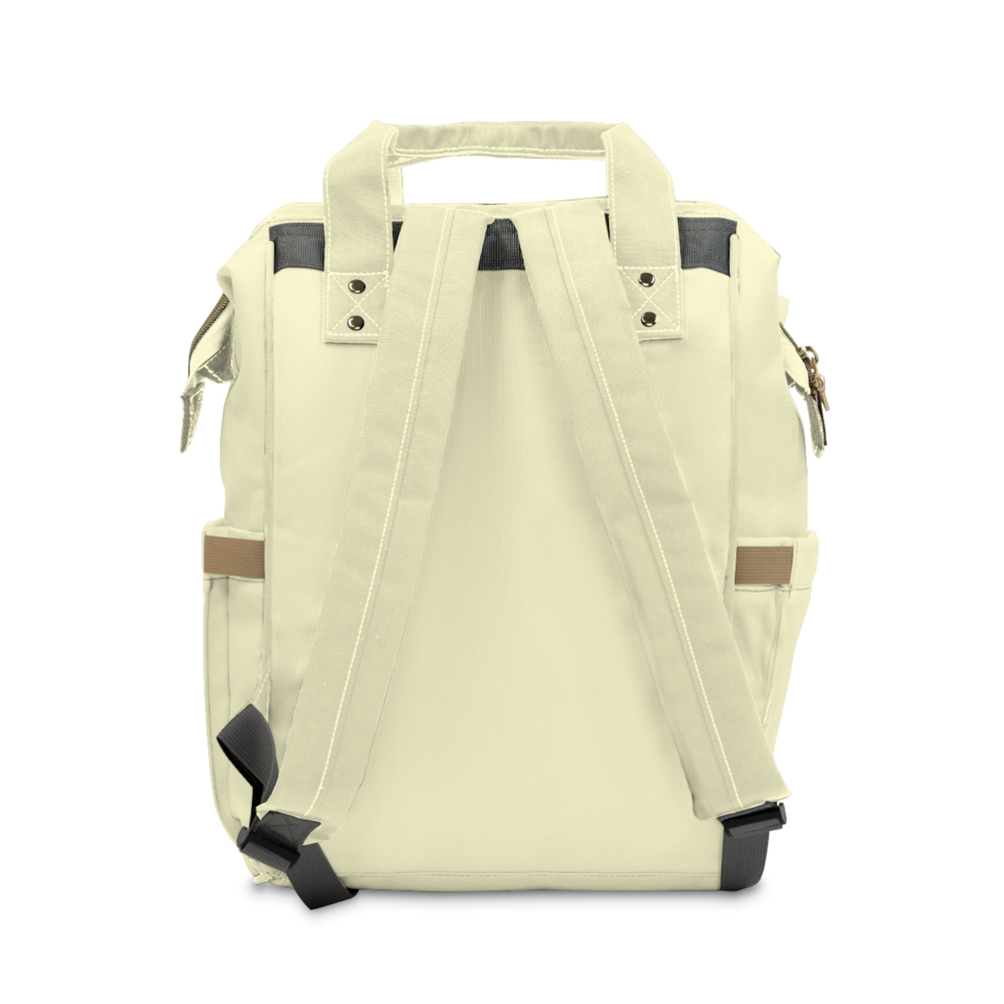 Zaino Donna Multitasca VEDVZA — Borsa Casual Chic Crema con Design a Cuore