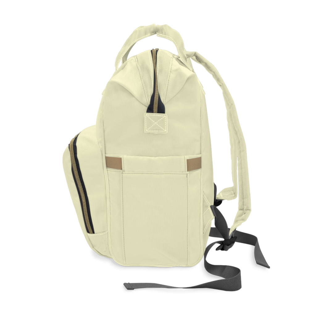 Zaino Donna Multitasca VEDVZA — Borsa Casual Chic Crema con Design a Cuore