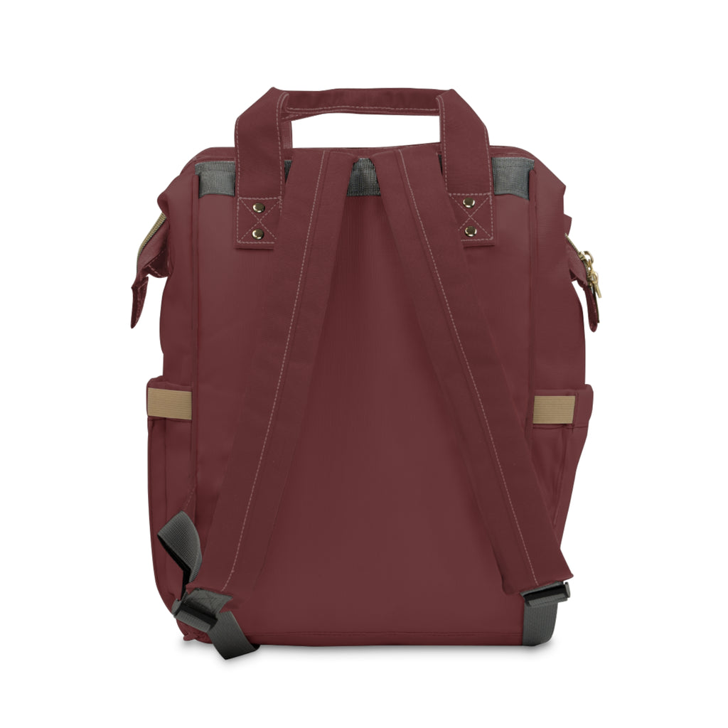 Zaino Donna Multitasca VEDVZA — Borsa Casual Chic Bordeaux con Organizer