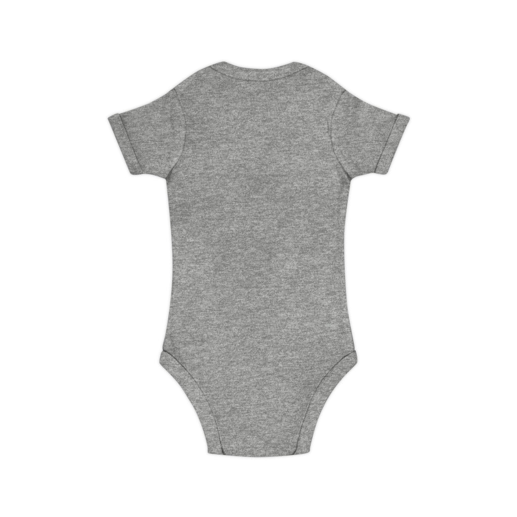 Body Neonato Verde con la piccola Meddy  – Tutina Infant in Cotone Pettinato Organico