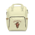Zaino Donna Multitasca VEDVZA — Borsa Casual Chic Crema con Design a Cuore