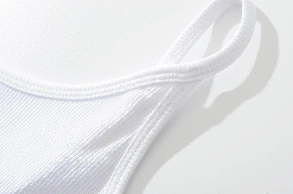 Bodysuit Schiena Scoperta Donna – Top Slim Fit Sexy Y2K Stile Club