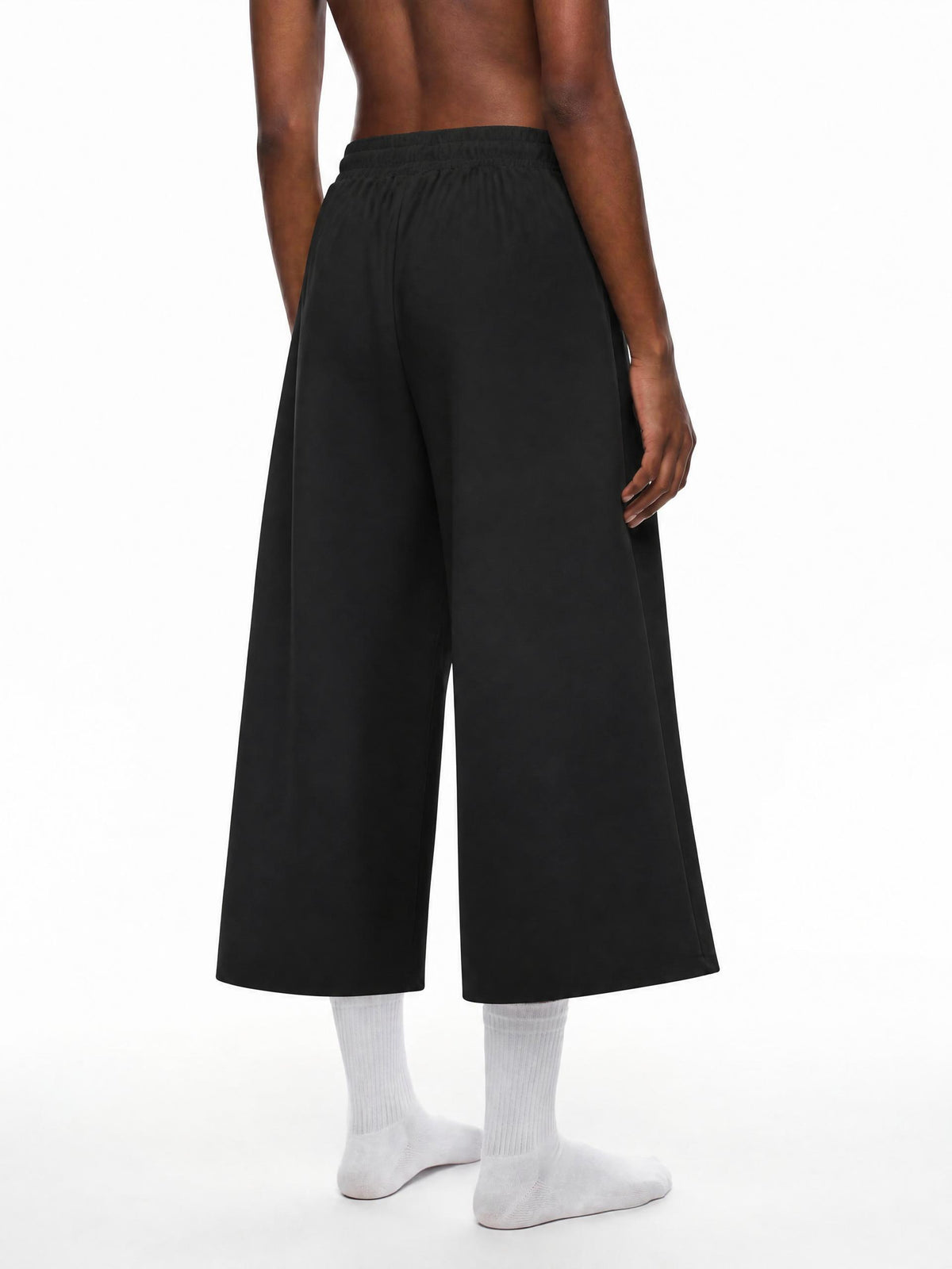 Pantaloni Wide Leg Raw Edge da Donna