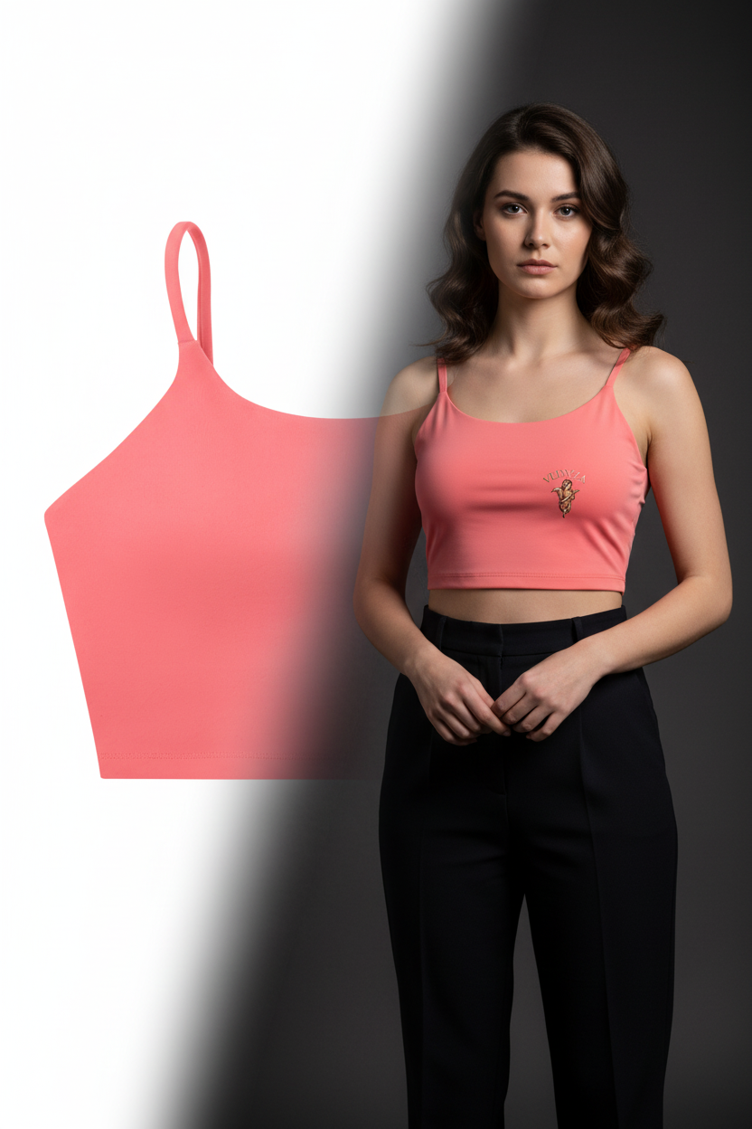 Reggiseno Sportivo da Yoga con Spalline Sottili