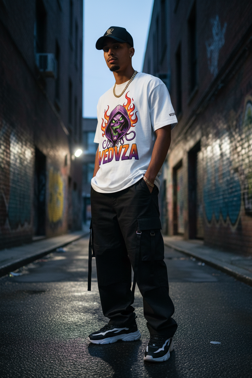 T-Shirt Oversize Drop Shoulder Streetwear