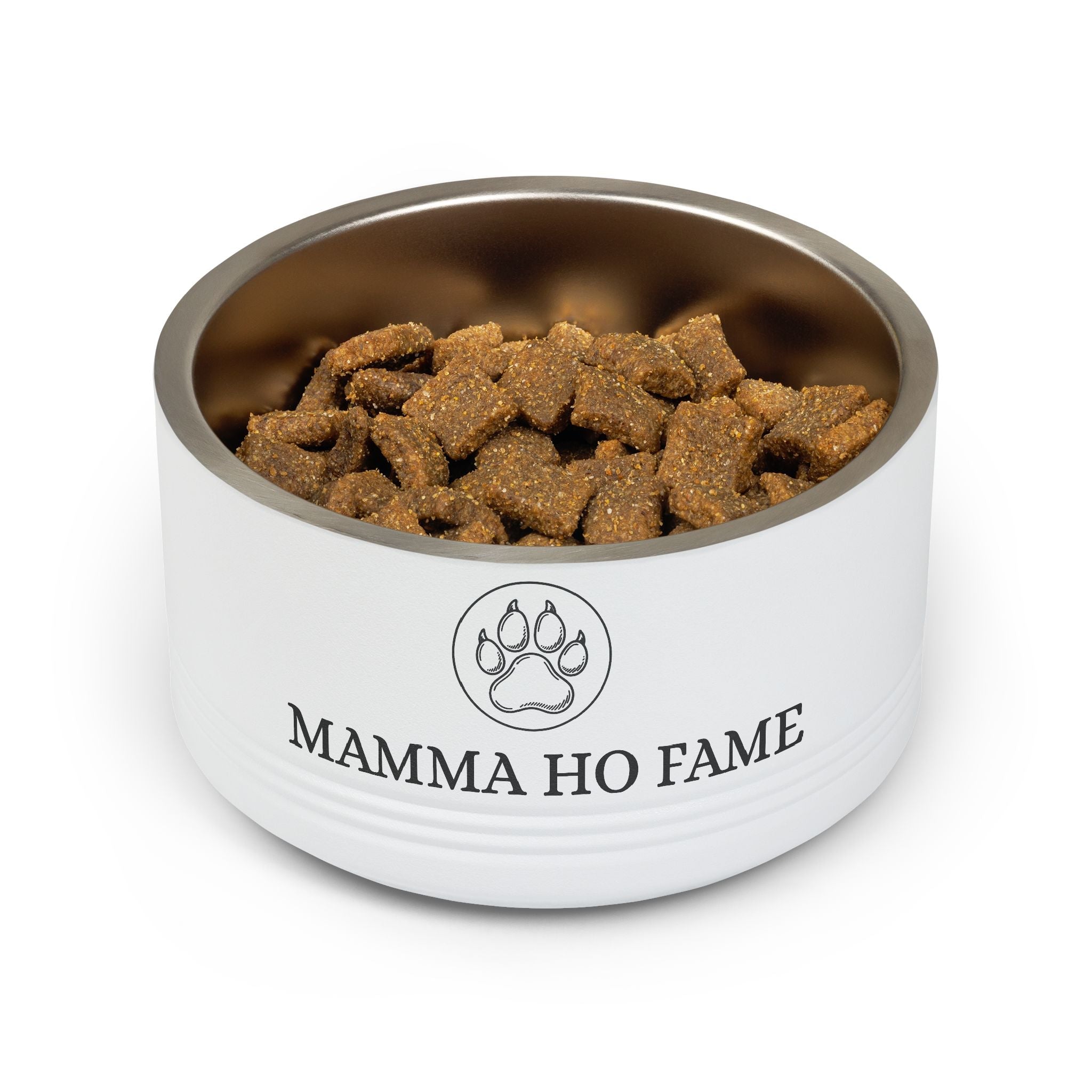 Mamma Ho Fame — Ciotola in Acciaio Inox 18oz per Cani e Gatti