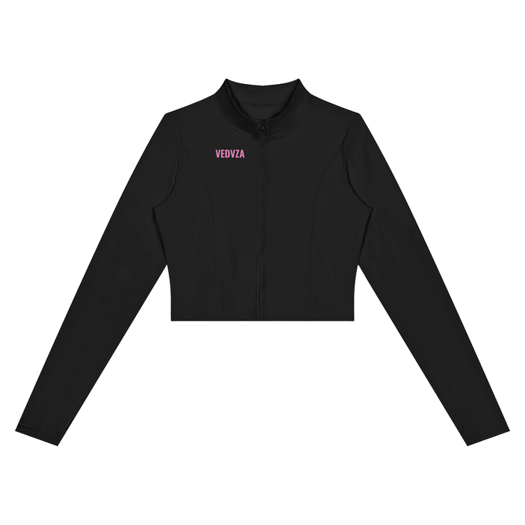 Giacca corta sportiva da donna con zip