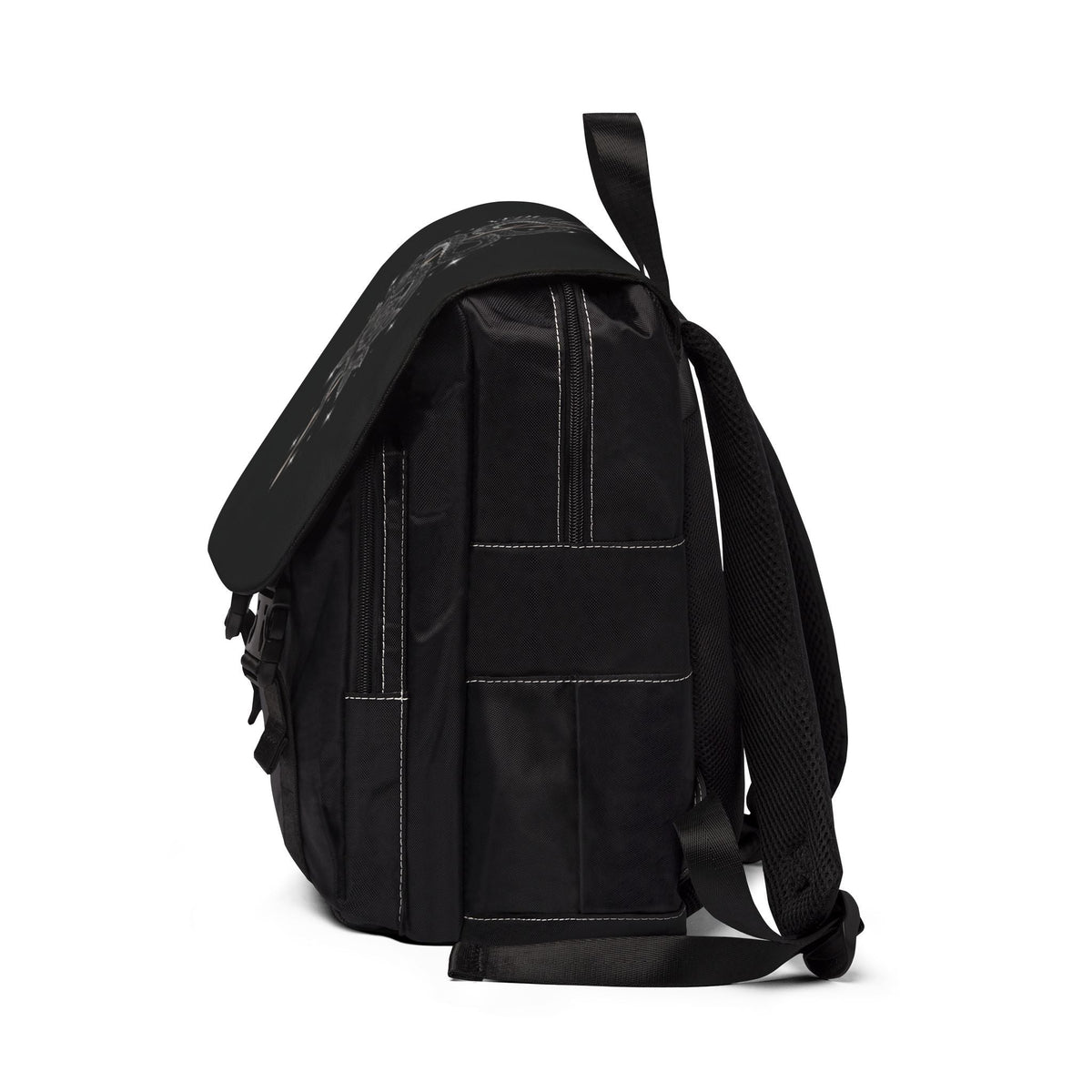 Zaino Black Rose & Snake — Zaino a Tracolla Gotico Casual