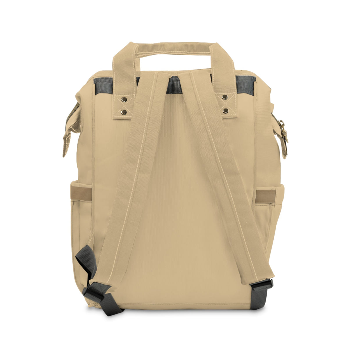 Zaino Donna Multitasca VEDVZA — Borsa Casual Chic Beige con Design a Cuore