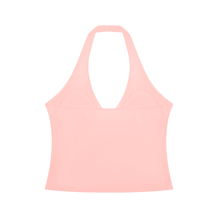 Top corto yoga da donna con scollo incrociato