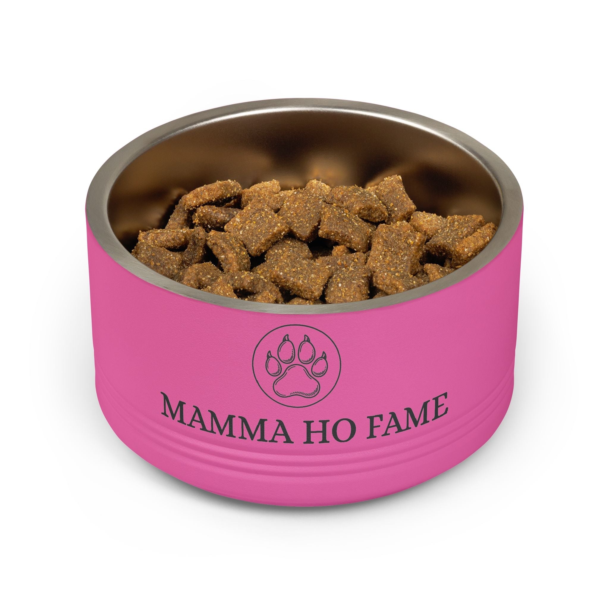 Mamma Ho Fame — Ciotola in Acciaio Inox 18oz per Cani e Gatti