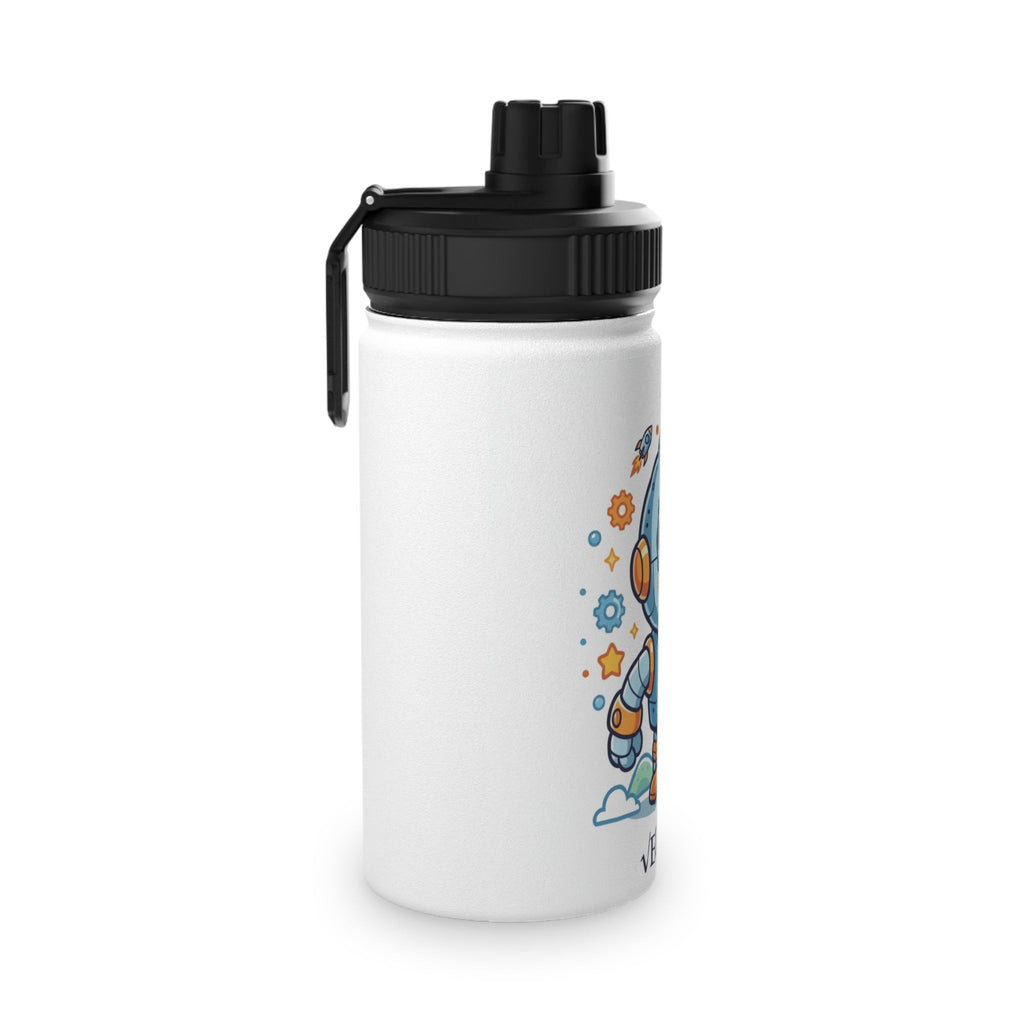 Borraccia Bambini √eddy Space Bot — Acciaio Inox con Tappo Sportivo