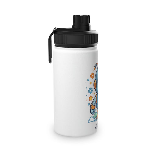 Borraccia Bambini √eddy Space Bot — Acciaio Inox con Tappo Sportivo