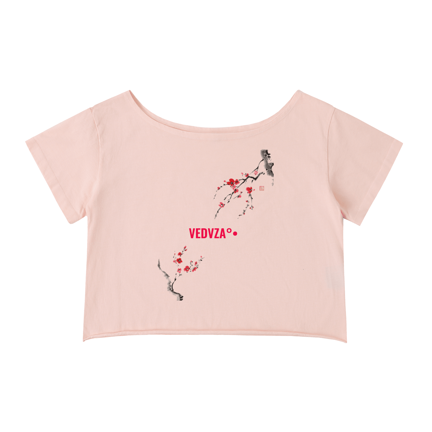 Medusa Sakura Tee — Off-Shoulder Dark Edition