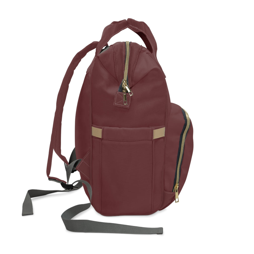 Zaino Donna Multitasca VEDVZA — Borsa Casual Chic Bordeaux con Organizer