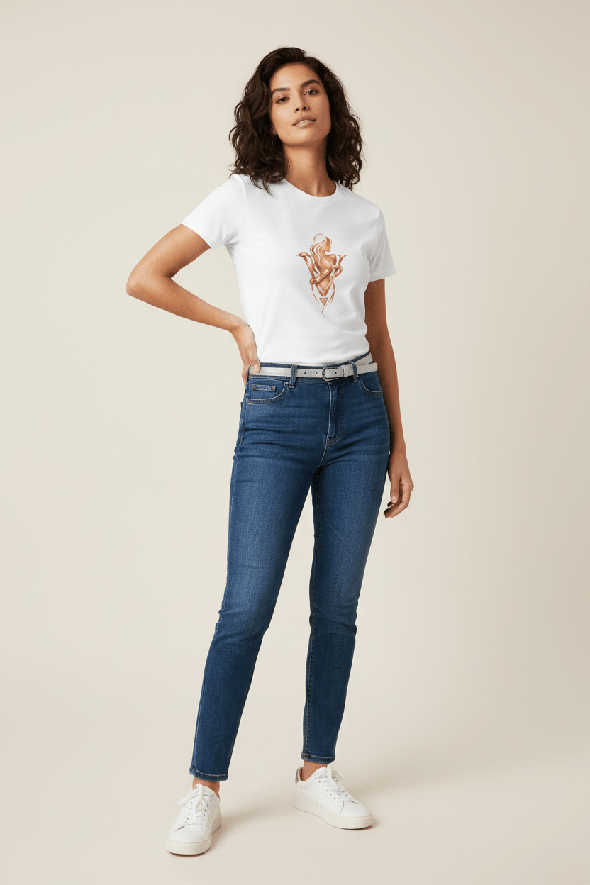 T-Shirt Girocollo Aderente Essenziale