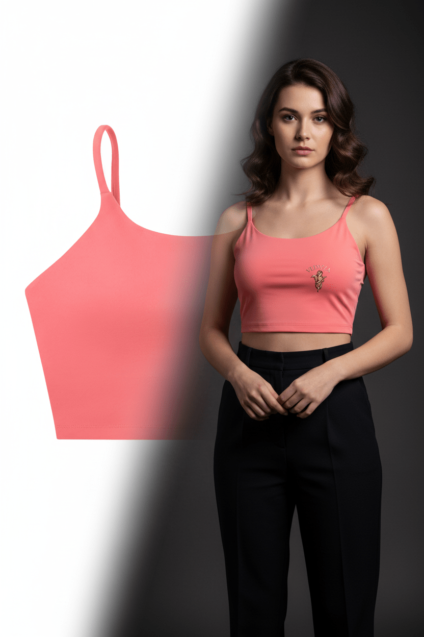 Reggiseno Sportivo da Yoga con Spalline Sottili