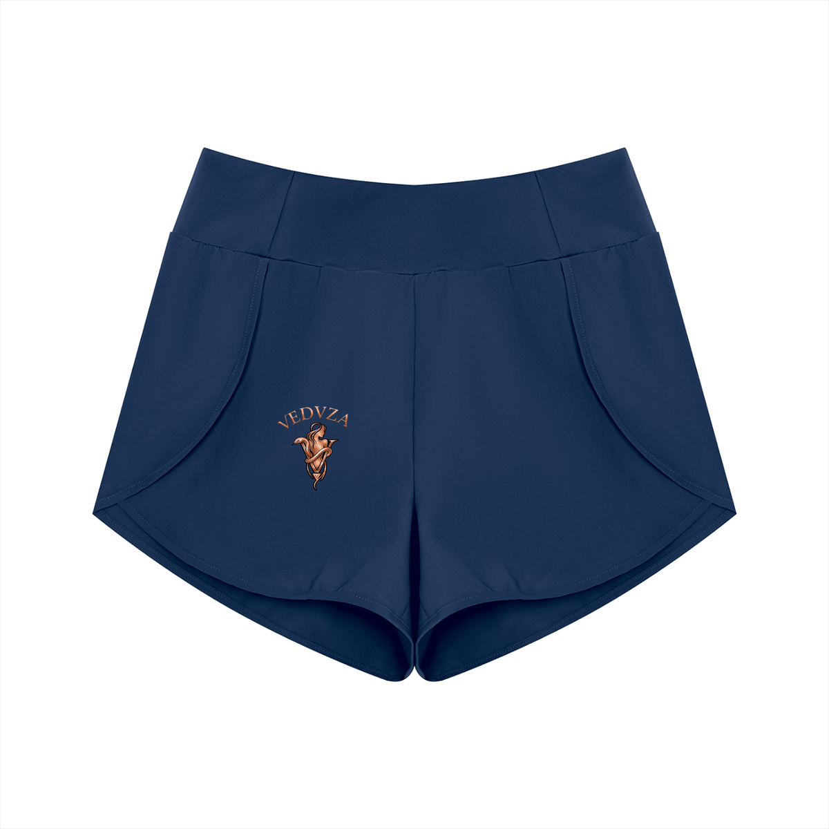 Pantaloncini Yoga Donna – Vita Alta, Tessuto Tecnico Elasticizzato