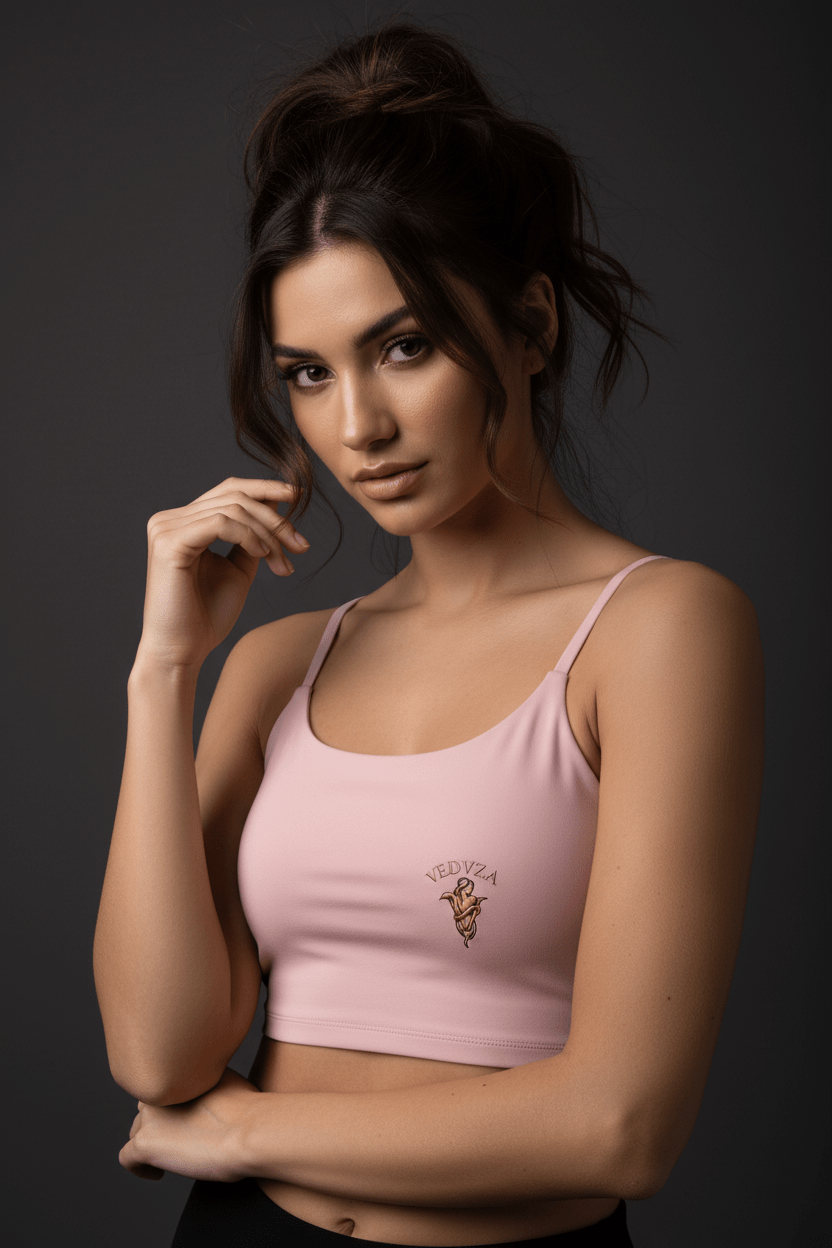 Reggiseno Sportivo da Yoga con Spalline Sottili