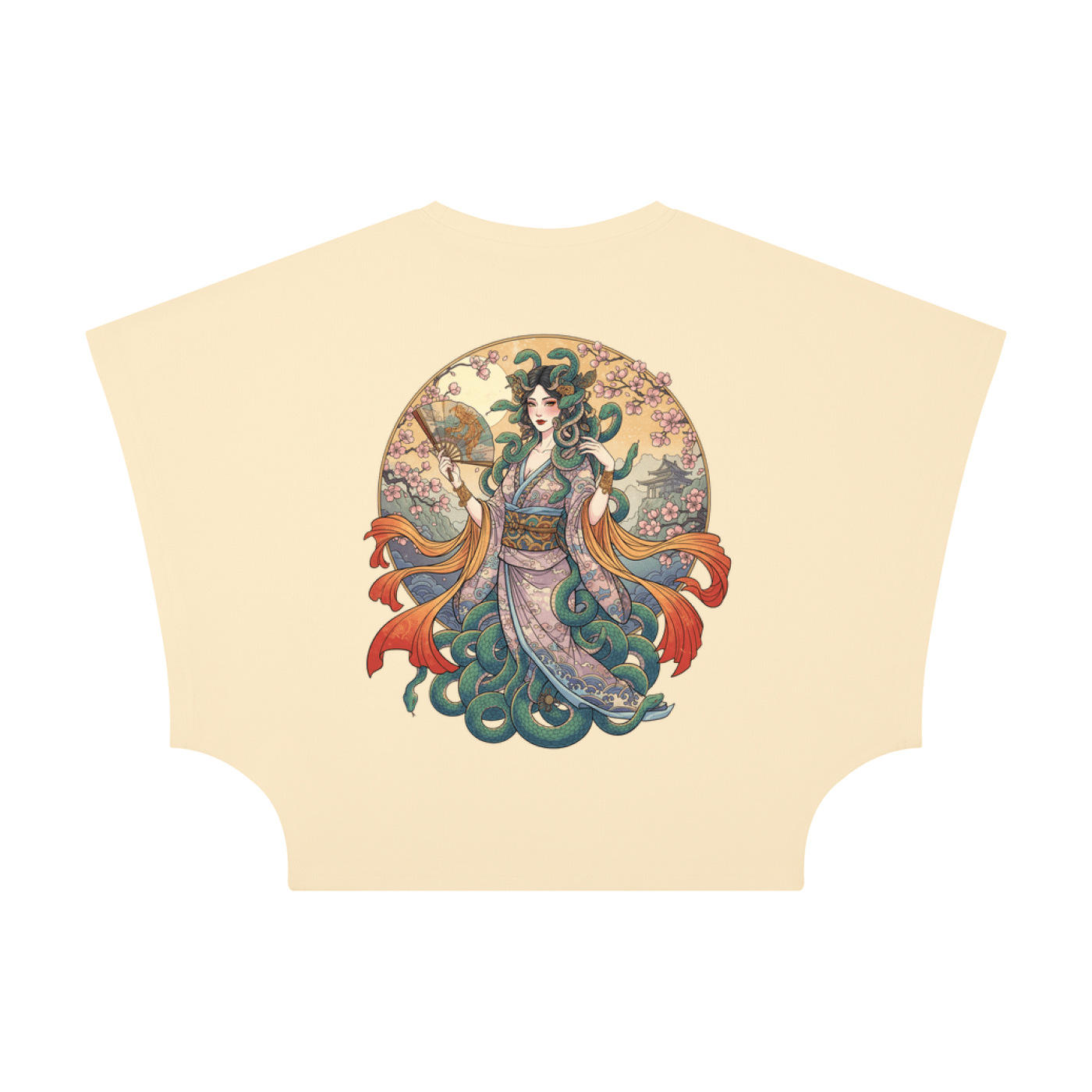 Women's Cropped Dolman T-Shirt