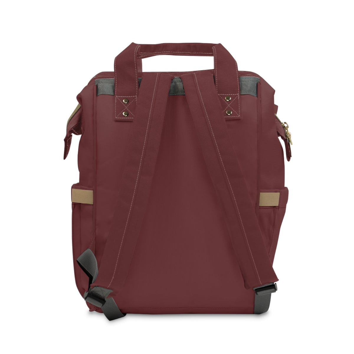 Zaino Donna Multitasca VEDVZA — Borsa Casual Chic Bordeaux con Organizer