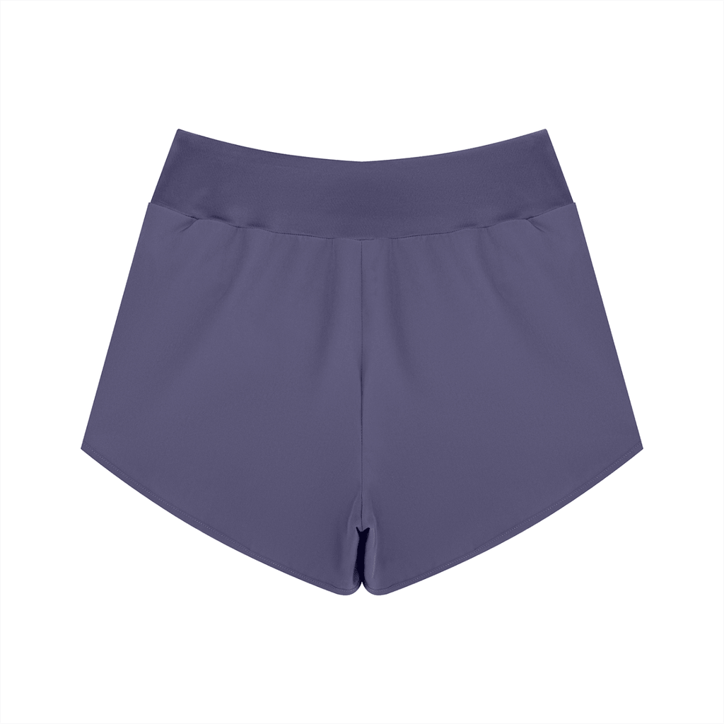 Pantaloncini Yoga Donna – Vita Alta, Tessuto Tecnico Elasticizzato