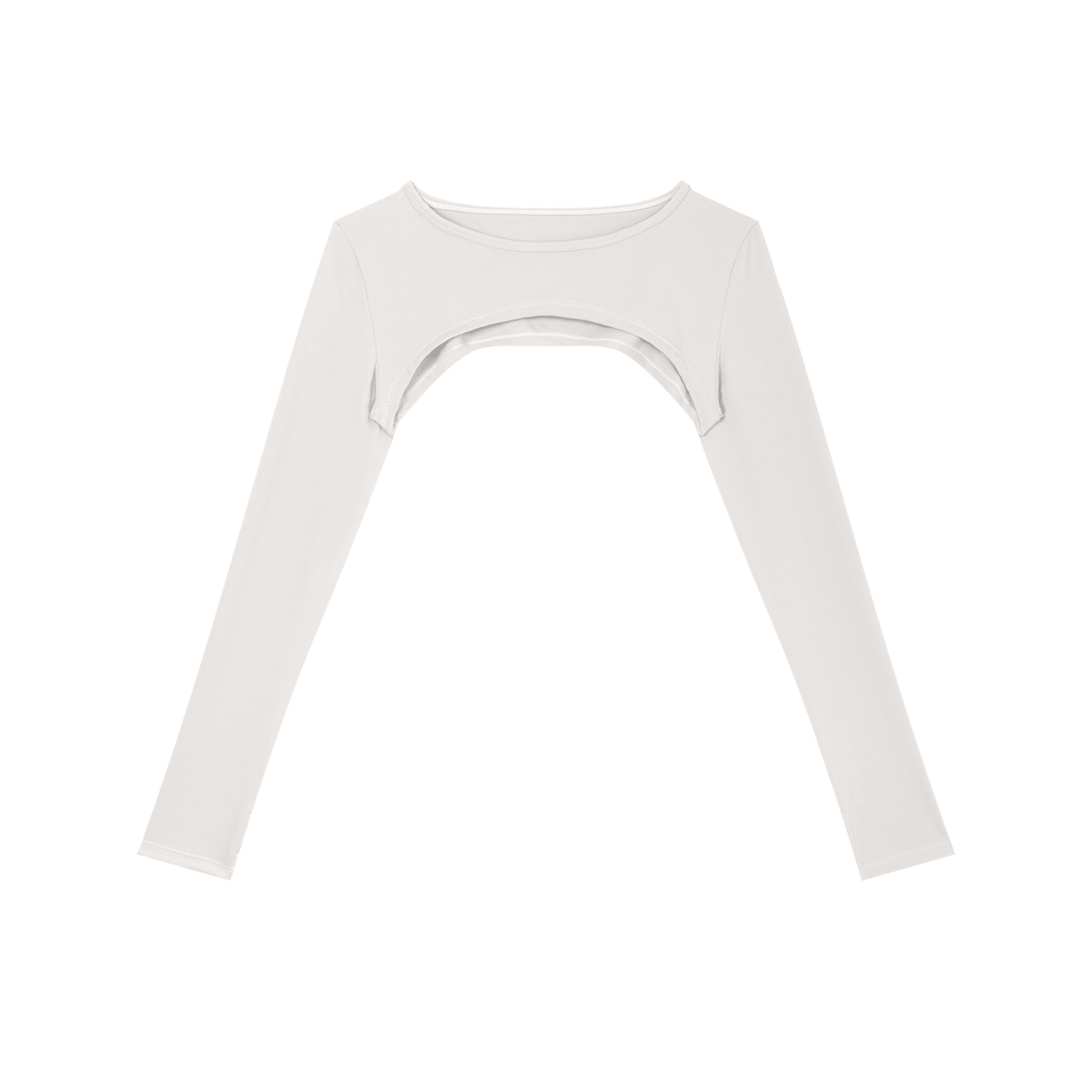 Coprispalle Yoga Donna – Manica Lunga, Cut-Out, Crop