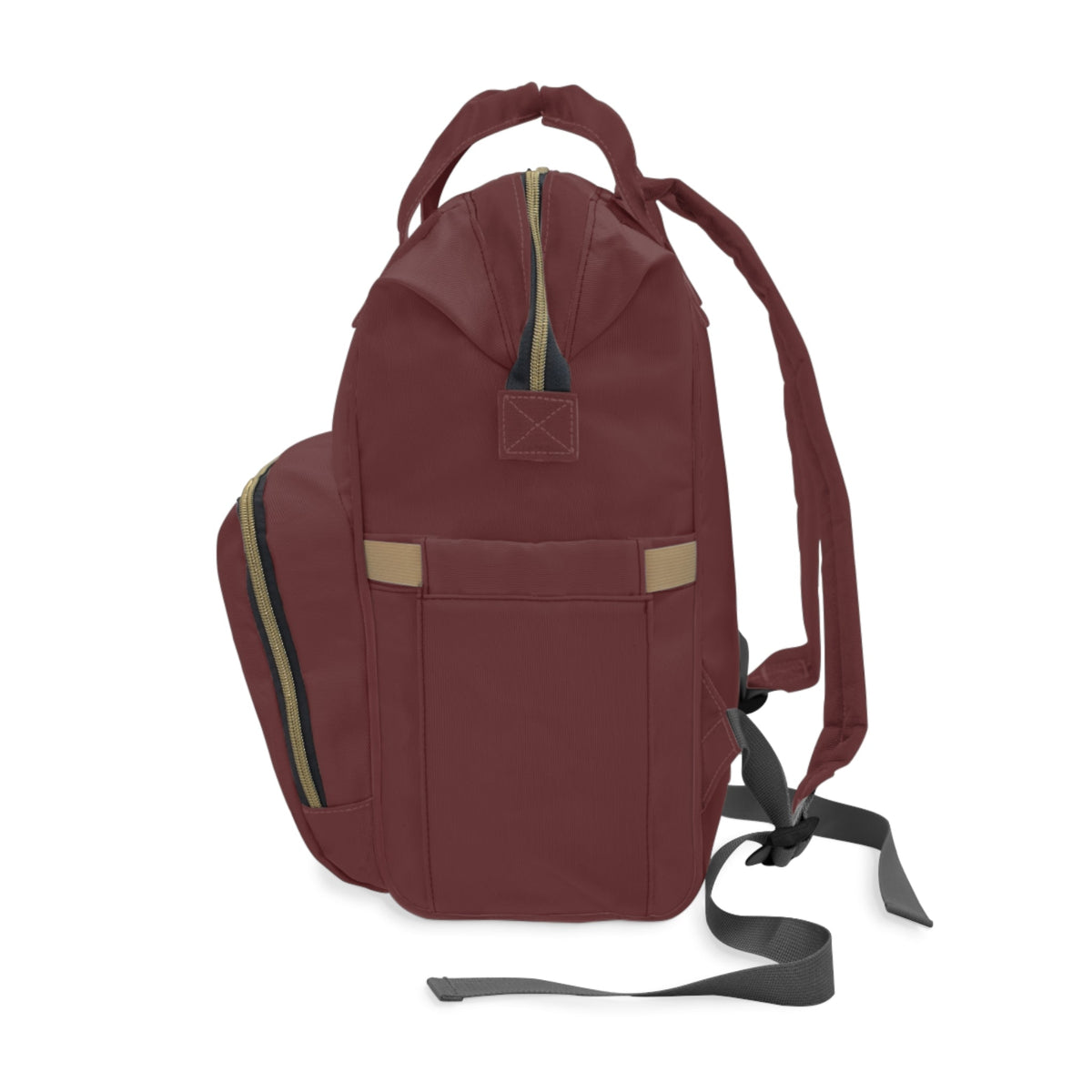 Zaino Donna Multitasca VEDVZA — Borsa Casual Chic Bordeaux con Organizer