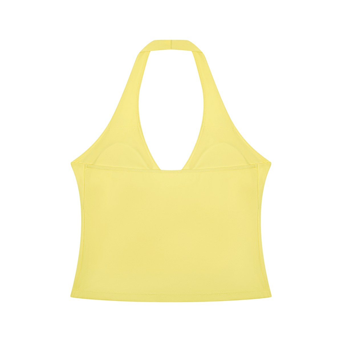 Top corto yoga da donna con scollo incrociato