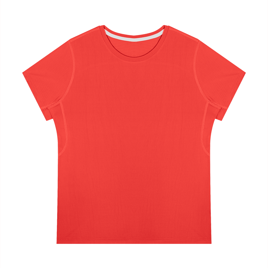 T-Shirt Girocollo Donna – Regular Fit, Manica Corta