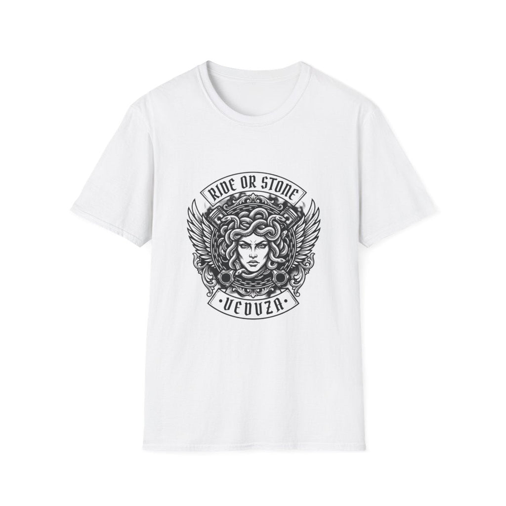 T-Shirt Grafica Testa di Medusa — Tee Gotica Mitologica