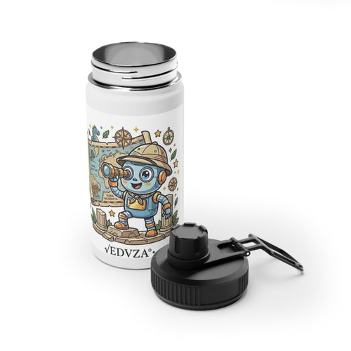 Borraccia Bambini √eddy Explorer — Acciaio Inox con Tappo Sportivo