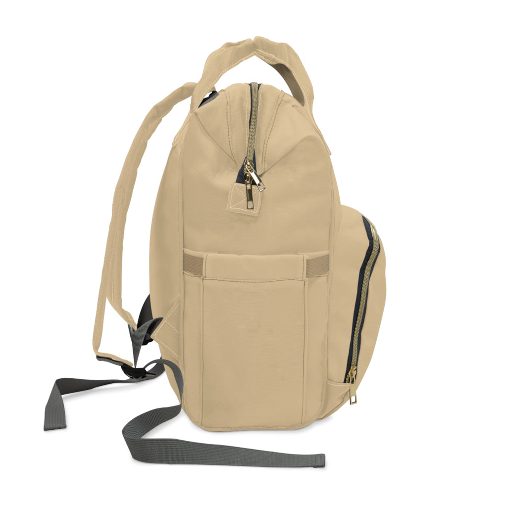 Zaino Donna Multitasca VEDVZA — Borsa Casual Chic Beige con Design a Cuore