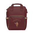 Zaino Donna Multitasca VEDVZA — Borsa Casual Chic Bordeaux con Organizer
