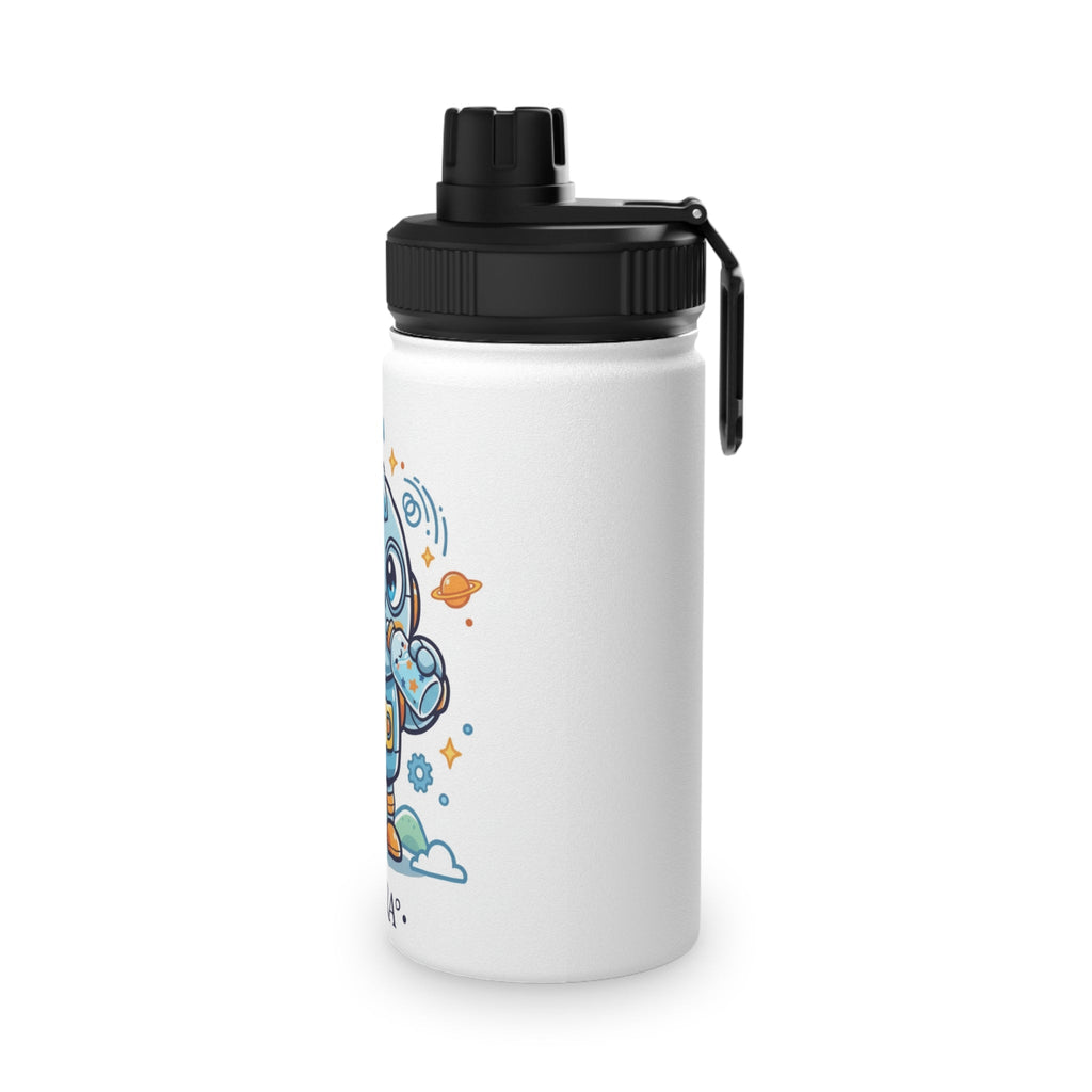 Borraccia Bambini √eddy Space Bot — Acciaio Inox con Tappo Sportivo