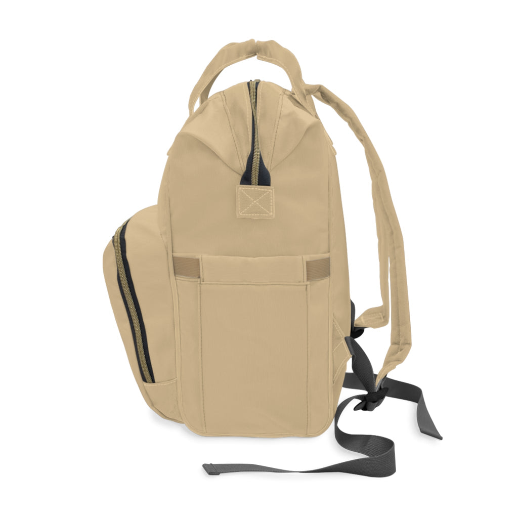 Zaino Donna Multitasca VEDVZA — Borsa Casual Chic Beige con Design a Cuore