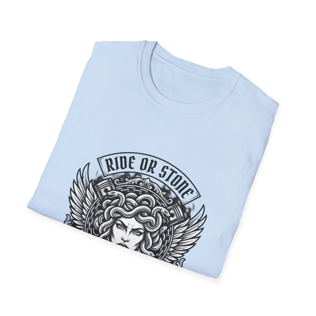 T-Shirt Grafica Testa di Medusa — Tee Gotica Mitologica