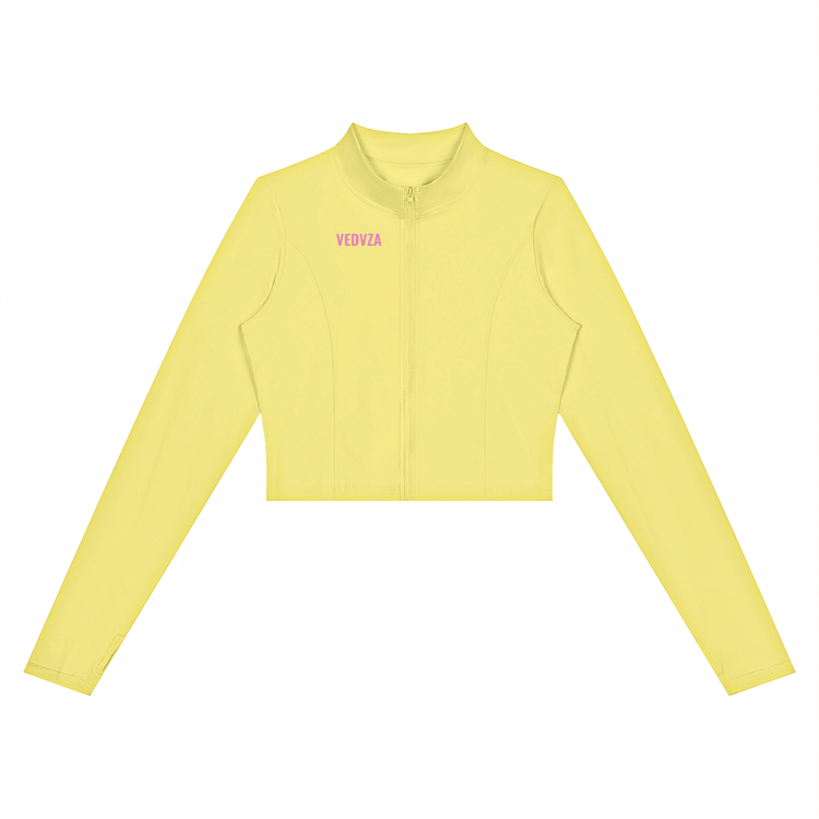 Giacca corta sportiva da donna con zip