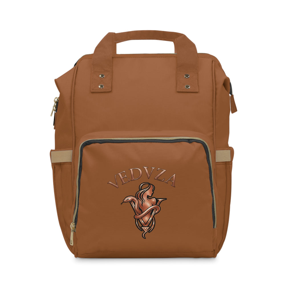Zaino Donna Multitasca VEDVZA — Borsa Casual Chic Marrone per Tutti i Giorni