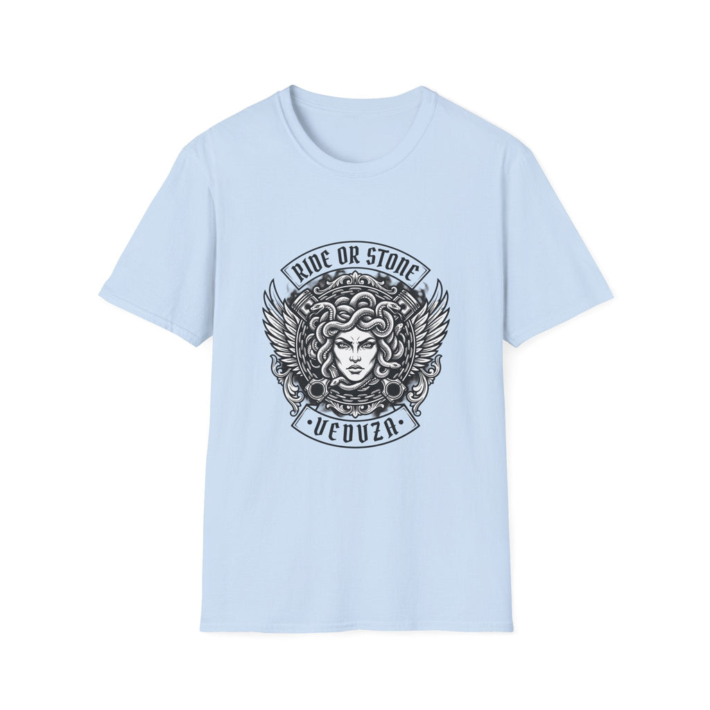 T-Shirt Grafica Testa di Medusa — Tee Gotica Mitologica