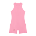 Tutina Yoga Donna con Zip a Quarto – Senza Maniche, Bodycon