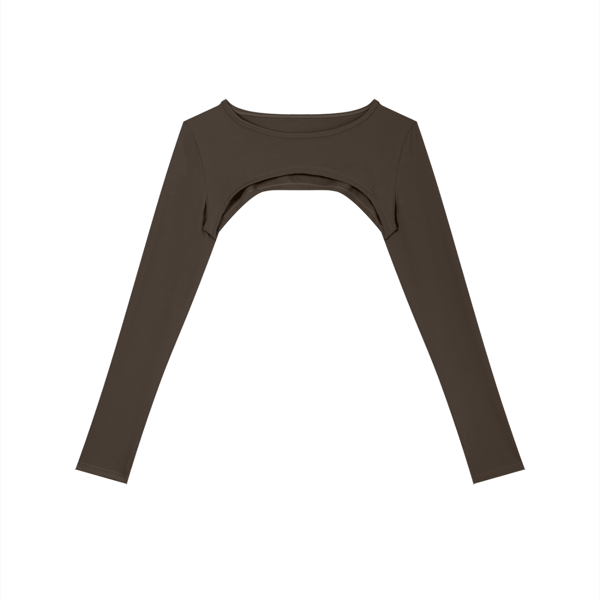 Coprispalle Yoga Donna – Manica Lunga, Cut-Out, Crop