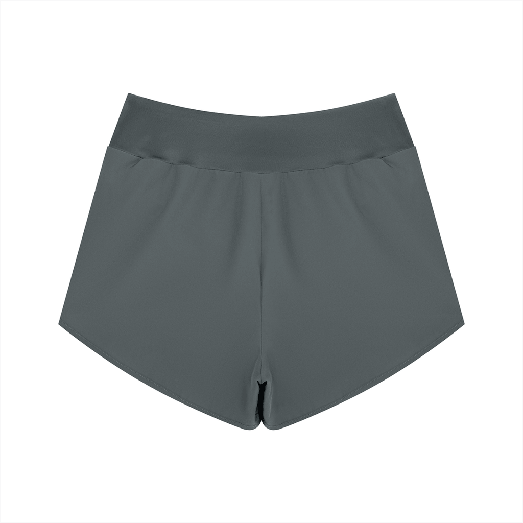 Pantaloncini Yoga Donna – Vita Alta, Tessuto Tecnico Elasticizzato
