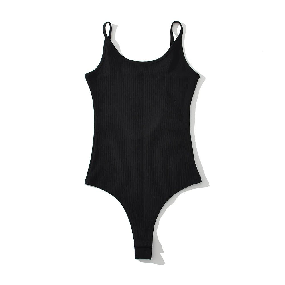 Bodysuit Schiena Scoperta Donna – Top Slim Fit Sexy Y2K Stile Club