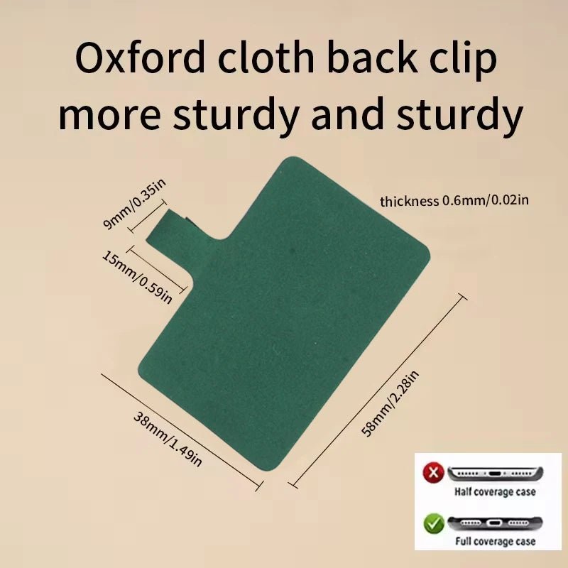 Laccetto per Telefono con Clip | Phone Lanyard Strap with Clip