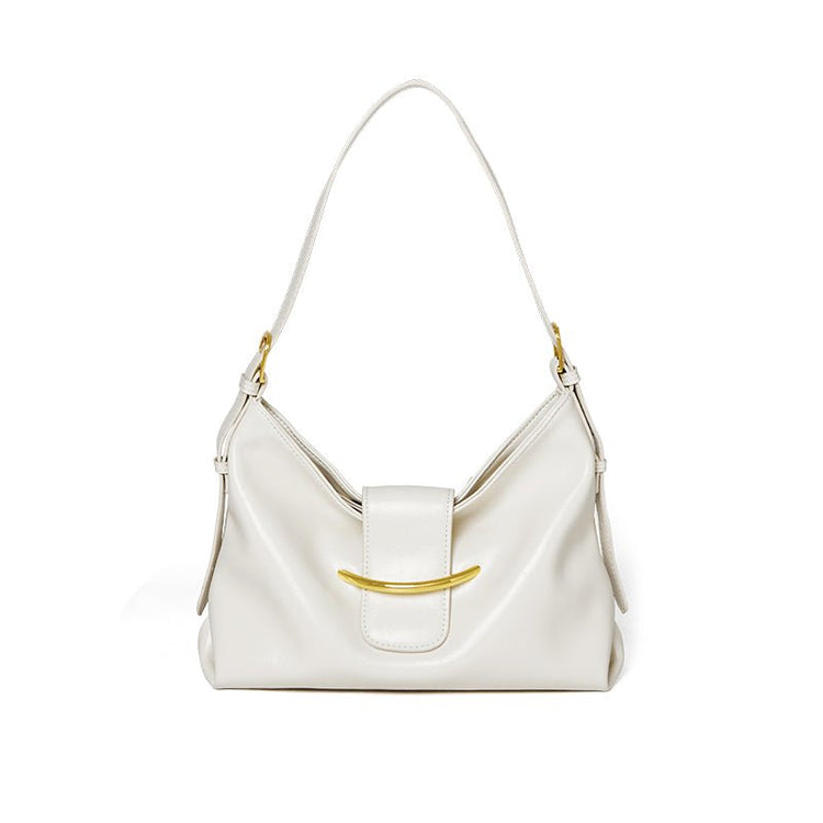 Luxe – Borsa hobo lucida con tracolla regolabile