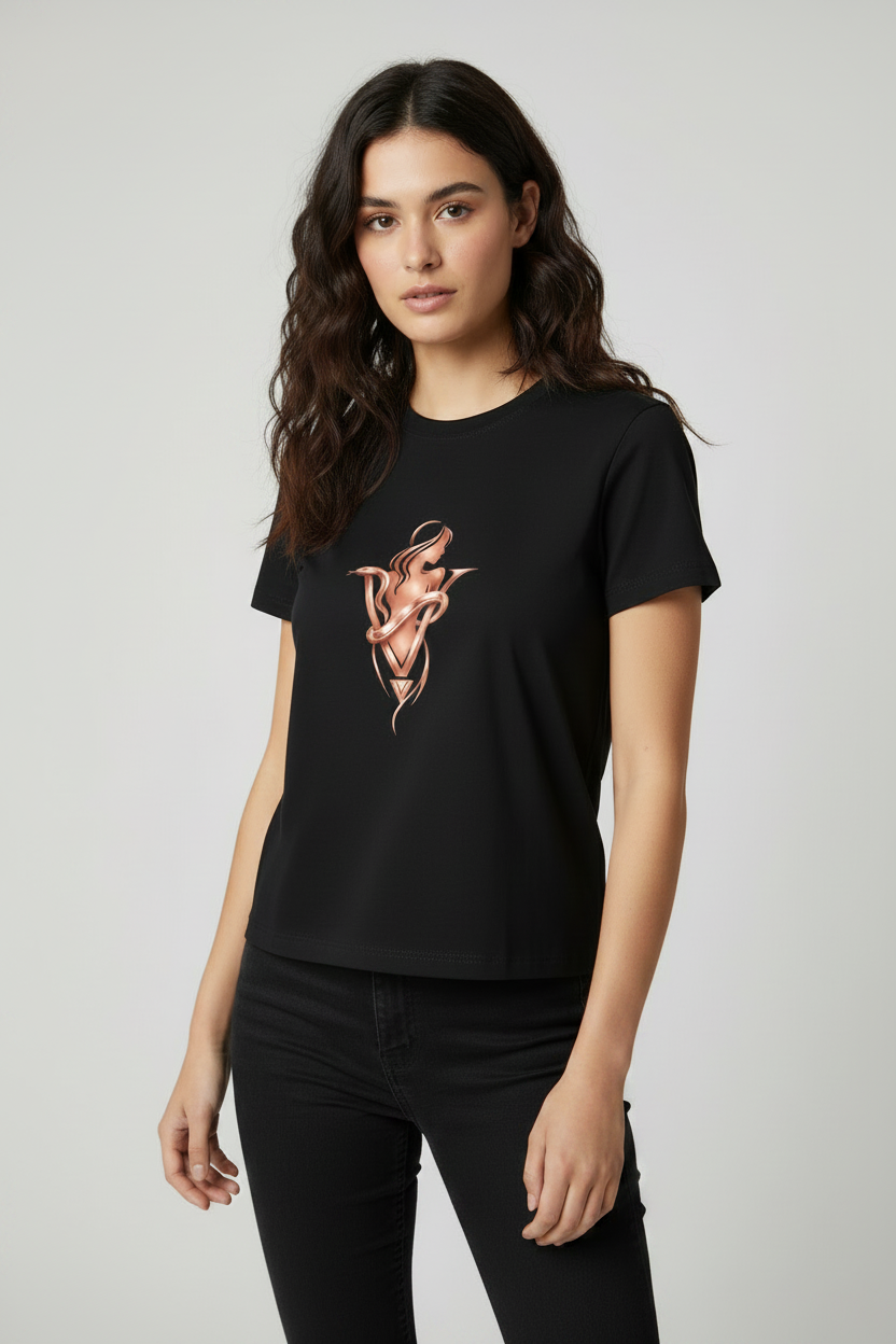 T-Shirt Girocollo Aderente Essenziale