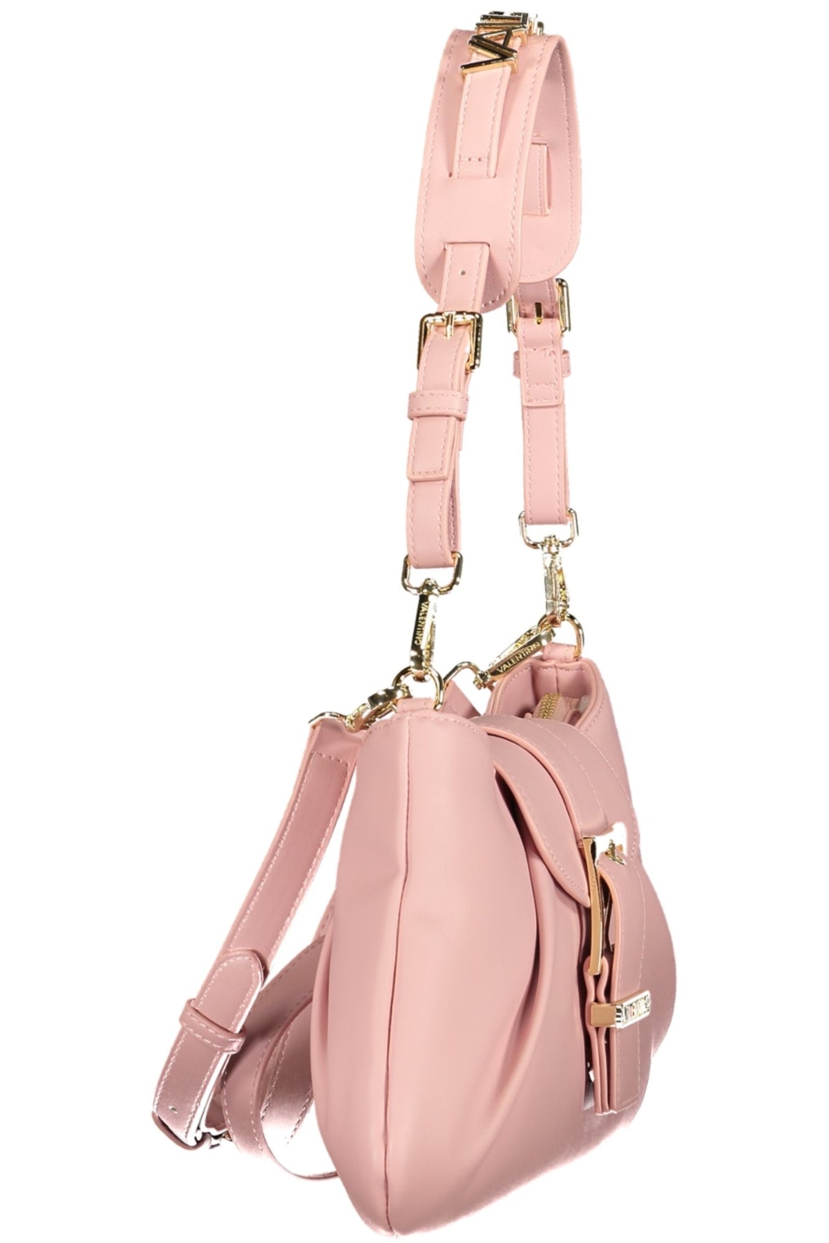 Valentino – Borsa donna rosa con manico removibile e tracolla